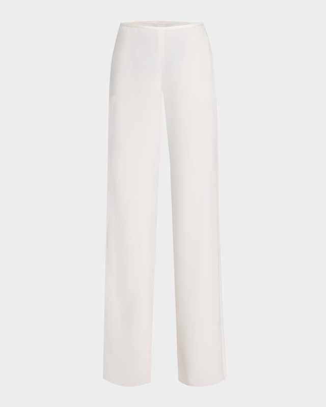High-Rise Straight-Leg Trousers
